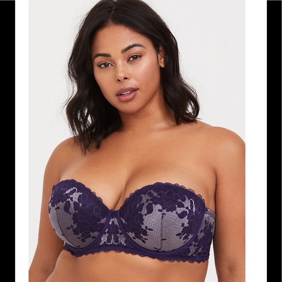 Torrid Purple Push-up and Strapless Bra - Picture 4 of 12